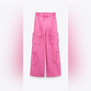 Zara Heart Cargo Pants Special Edition